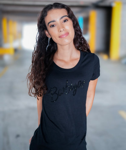 Black Sparkle Tee